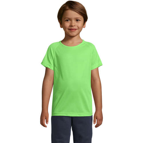 textil Niños Camisetas manga corta Sols Camiseta niño manga corta Verde
