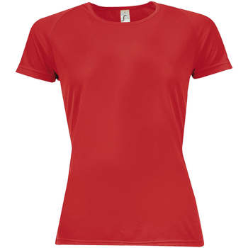 textil Mujer Camisetas manga corta Sols Camiseta mujer manga corta Rojo