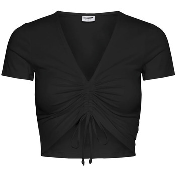 textil Mujer Tops y Camisetas Noisy May Camiseta negra ajustable manga corta Negro