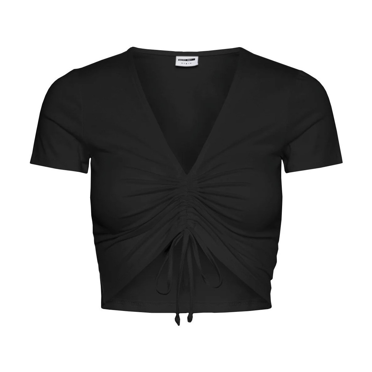 textil Mujer Tops y Camisetas Noisy May Camiseta negra ajustable manga corta Negro