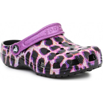 Zapatos Niña Sandalias Crocs Animal Print Clog Kids 207600-83G Multicolor