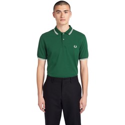 textil Hombre Polos manga corta Fred Perry  Verde