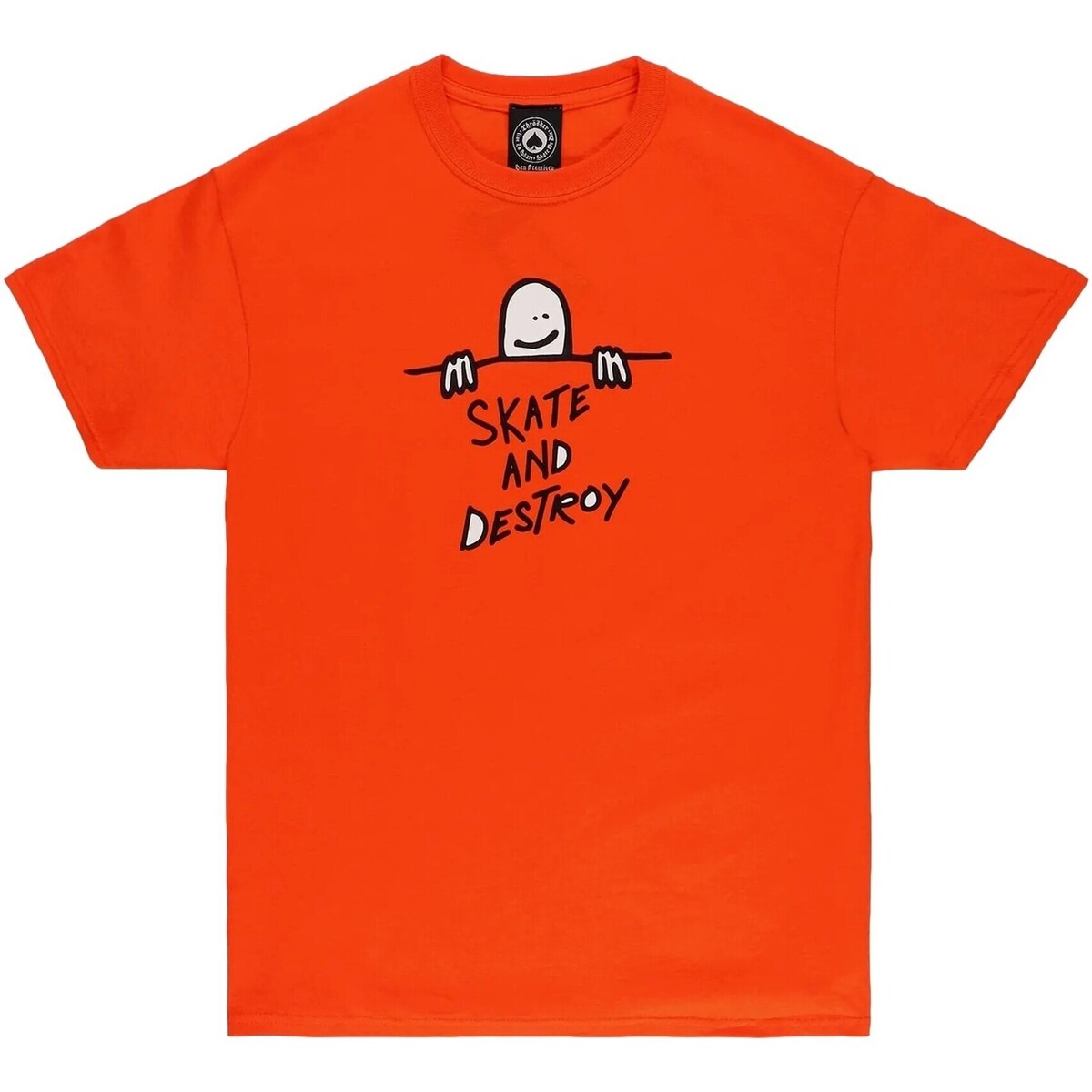 textil Hombre Camisetas manga corta Thrasher  Naranja
