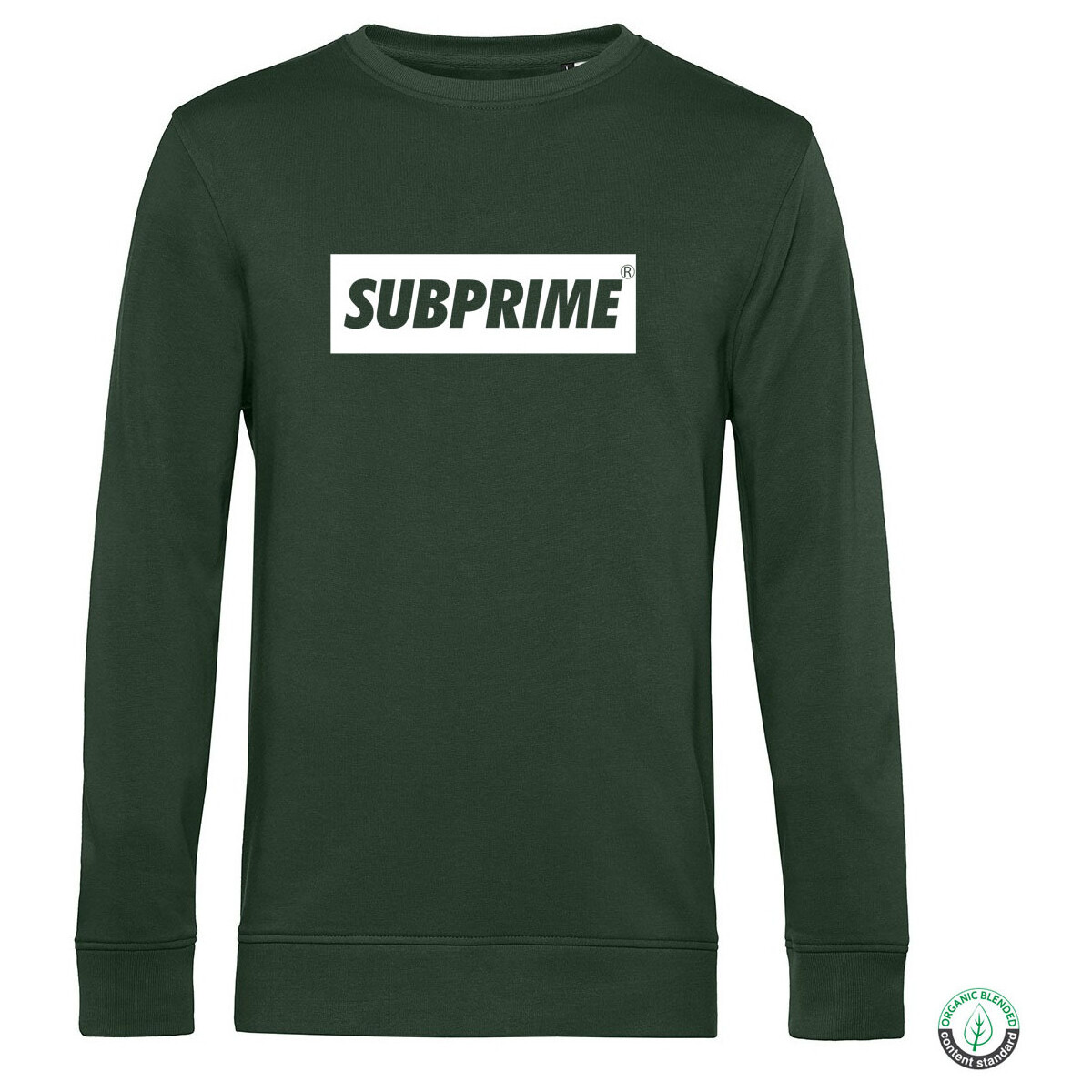textil Hombre Sudaderas Subprime Sweater Block Jade Groen Verde