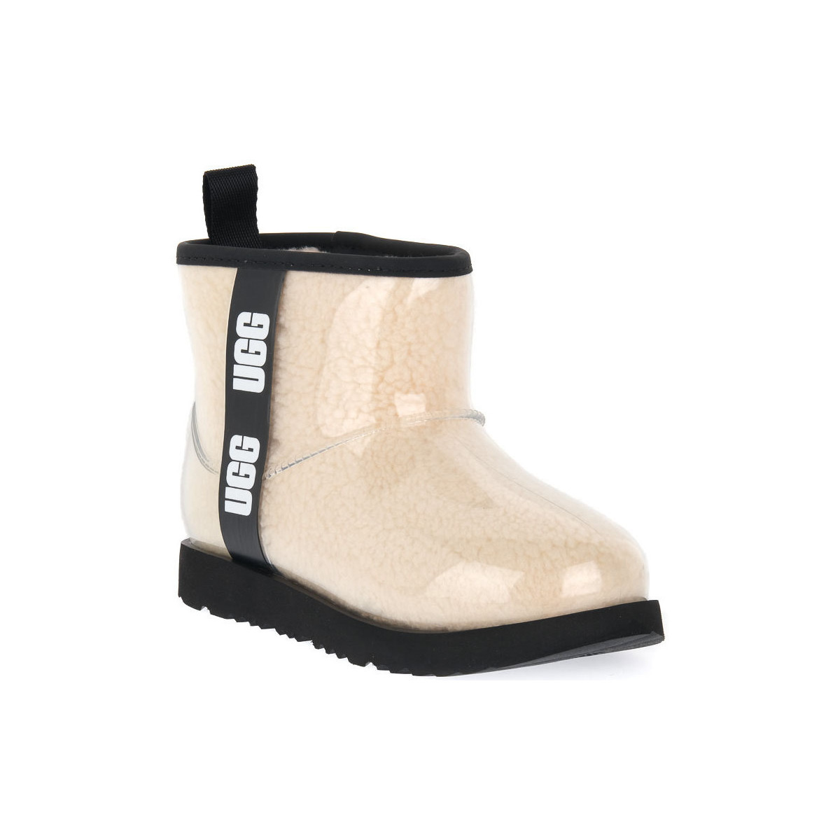 Zapatos Mujer Botas UGG CLASSIC CLEAR MINI NATURAL Beige