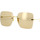 Relojes & Joyas Mujer Gafas de sol Gucci Occhiali da Sole  GG1147S 003 Oro