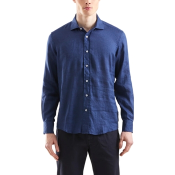 textil Hombre Camisas manga larga Refrigiwear RM0C10000LI91100 Azul