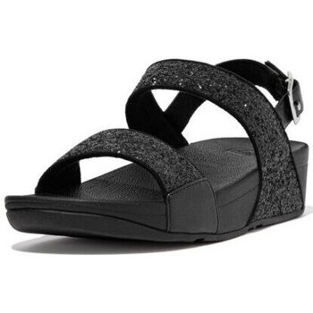 Zapatos Mujer Sandalias FitFlop LULU GLITTER BACK-STRAP SANDALS BLACK GLITTER Oro