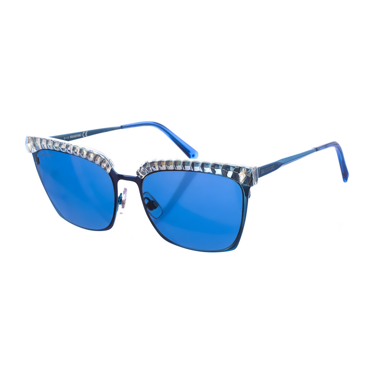 Relojes & Joyas Mujer Gafas de sol Swarovski SK0196S-92V Azul