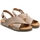 Zapatos Mujer Sandalias Zouri Coral Linen - Nature Beige