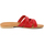 Zapatos Mujer Sandalias Christianelle  Rojo