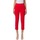 textil Mujer Pantalones Elisabetta Franchi PA01526E2 Rojo