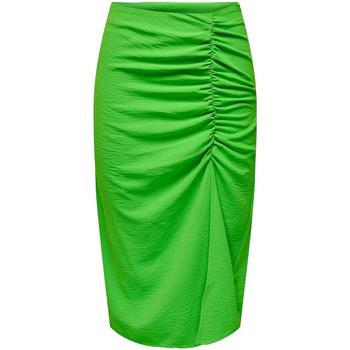 textil Mujer Faldas Only ONLMETTE HW SLIT SKIRT Verde