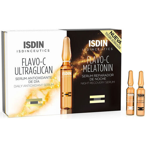 Belleza Cuidados especiales Isdin Isdinceutics Flavo-c Melatonin + Ultraglican 10 + 10 Ampollas 