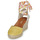 Zapatos Mujer Alpargatas JB Martin VISALIA Piel / Amarillo / Cordones / Bonbon