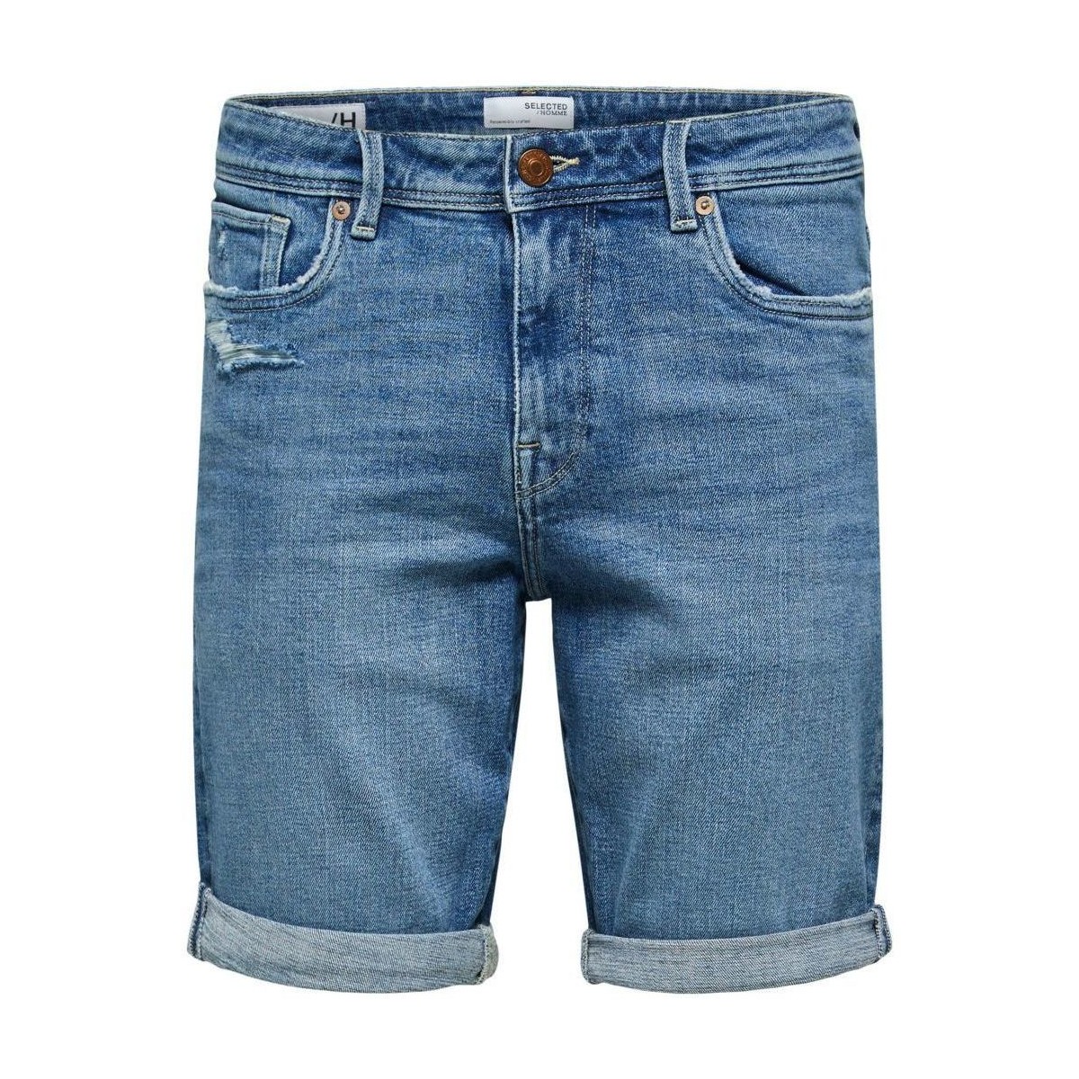 textil Hombre Shorts / Bermudas Selected 16083040 ALEX-LIGHT BLUE Azul