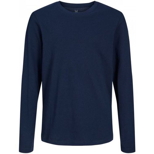 textil Niño Tops y Camisetas Jack & Jones 12197050 ORGANIC TEE-NAVY BLAZER Azul