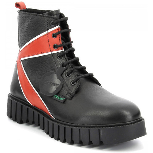 Zapatos Hombre Botas de caña baja Kickers Kick Fabulous Negro