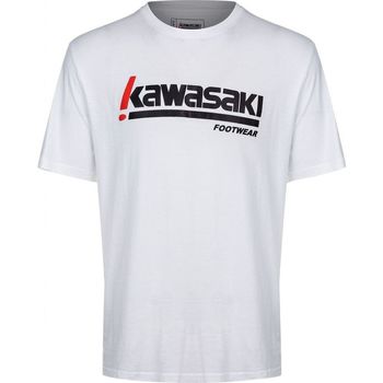 textil Camisetas manga corta Kawasaki Kabunga Unisex S-S Tee K202152 1001 Black Blanco
