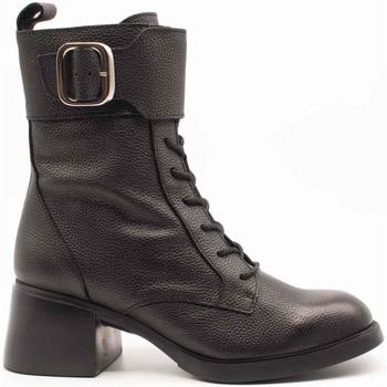 Zapatos Mujer Botines Wonders G6123 Negro