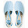 Zapatos Niña Alpargatas Pisamonas Alpargatas Valencianas Niñas Lisas Azul