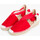 Zapatos Niña Alpargatas Pisamonas Alpargatas Valencianas Niñas Lisas Rojo