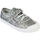 Zapatos Niños Deportivas Moda Kawasaki Glitter Kids Shoe W/Elastic K202586 8889 Silver Blanco
