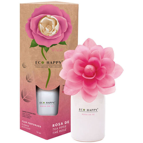 Casa Velas / difusor Eco Happy Rosa De Té Flor Perfumada 