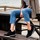 Zapatos Mujer Zapatillas bajas Exé Shoes SNEAKER PLATAFORMA EX25 EN BLACK CON BRILLANTES NEGRO