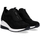 Zapatos Mujer Zapatillas bajas Exé Shoes SNEAKER PLATAFORMA EX24 EN NEGRO OCN BRILLANTES NEGRO
