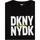 textil Niña Camisetas manga corta Dkny D35S37/09B Negro