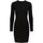 textil Mujer Vestidos Pieces 17115048 CRISTA-BLACK Negro