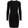 textil Mujer Vestidos Pieces 17115048 CRISTA-BLACK Negro