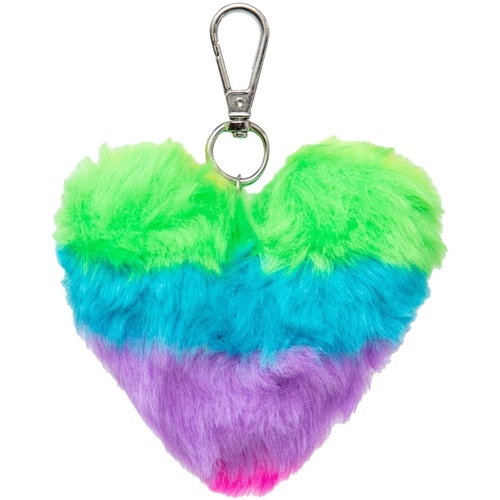 Accesorios textil Porte-clé Hype Rainbow Heart Verde