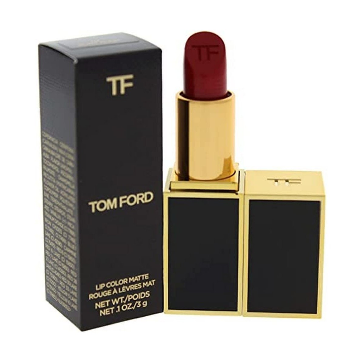 Belleza Mujer Perfume Tom Ford Lip Colour Satin Matte 3g - 12 Scarlet Leather Lip Colour Satin Matte 3g - 12 Scarlet Leather