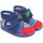 Zapatos Niña Multideporte Vulca-bicha Ir por casa niño  1054 azul Rojo
