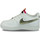 Zapatos Mujer Zapatillas bajas Nike Air Force 1 LV8 Double Swoosh Silver Gold Blanc Blanco