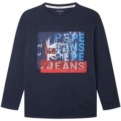 textil Niño Camisetas manga corta Pepe jeans PB503470 Azul