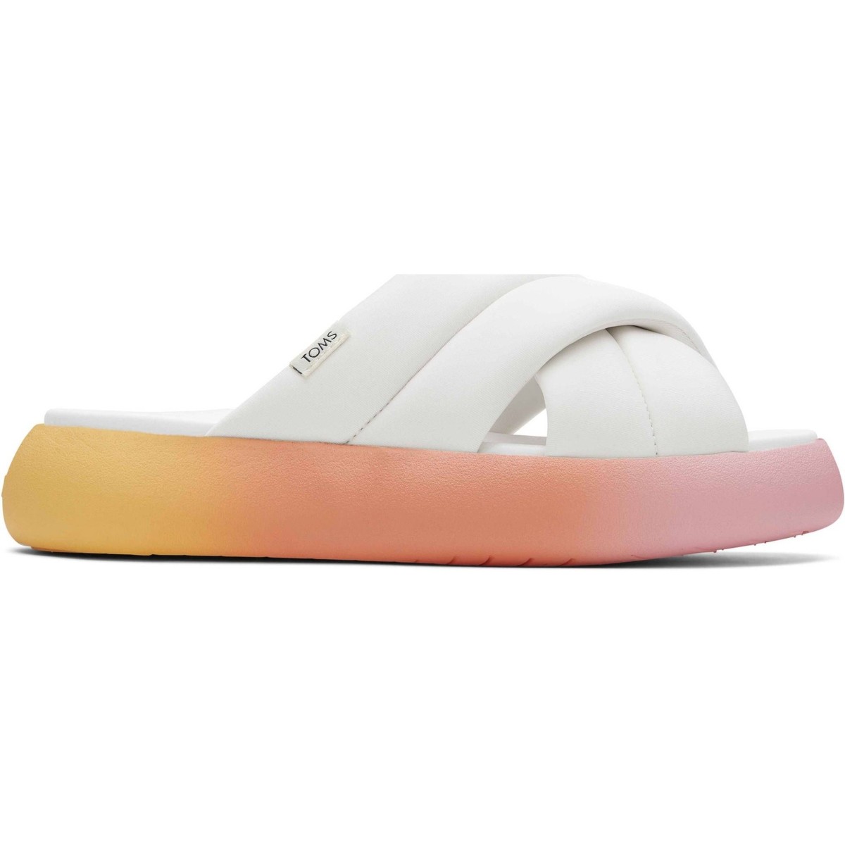 Zapatos Mujer Pantuflas Toms Ombre Repreve Jersey Mallow Crossover Sandal 