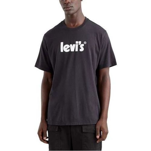 textil Hombre Camisetas manga corta Levi's CAMISETA LEVI'S® RELAXED POSTER PORT BLACK HOMBRE Negro