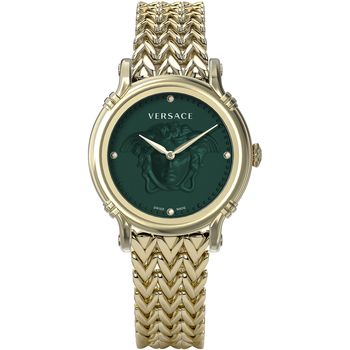 Relojes & Joyas Mujer Relojes analógicos Versace VEPN00820, Quartz, 34mm, 5ATM Oro