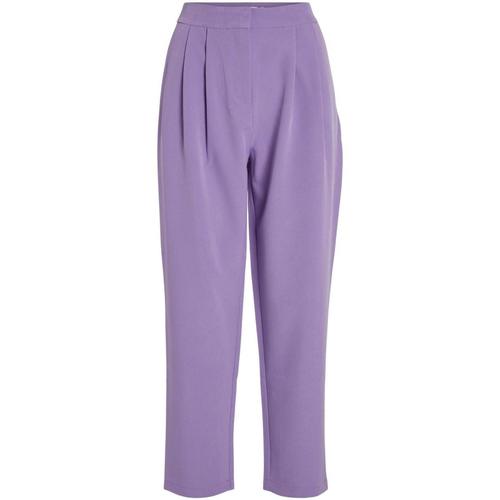 textil Mujer Pantalones Vila VIASHARA NEW HWRX 7/8 PANTS Violeta