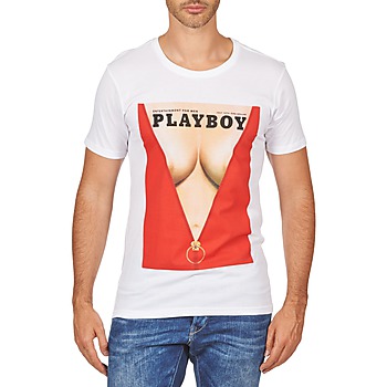 textil Hombre Camisetas manga corta Eleven Paris PB COLLAR M MEN Blanco