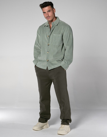 textil Hombre Camisas manga larga THEAD.  Verde