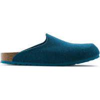 Zapatos Mujer Pantuflas Birkenstock Amsterdam BS Azul