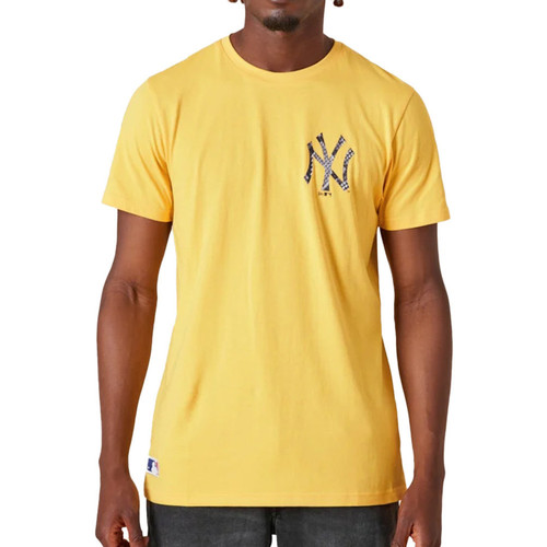 textil Hombre Tops y Camisetas New-Era  Amarillo