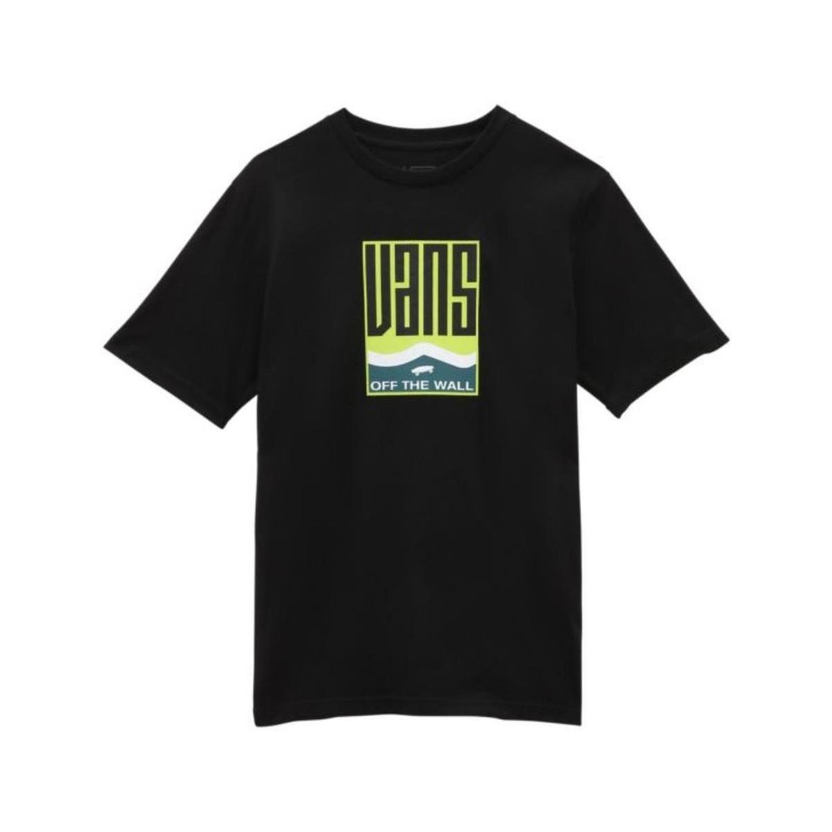 textil Niño Camisetas manga corta Vans VN000030BLK1 Negro