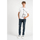 textil Hombre Camisetas manga corta Les Hommes LKT219-700P | Round Neck T-Shirt Blanco
