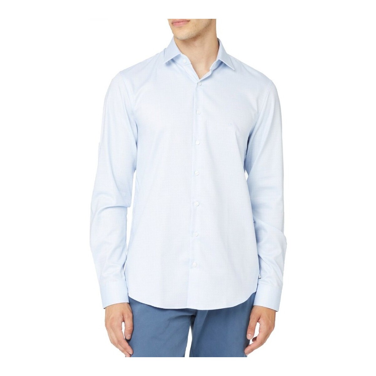 textil Hombre Camisas manga larga Calvin Klein Jeans K10K109832 Azul