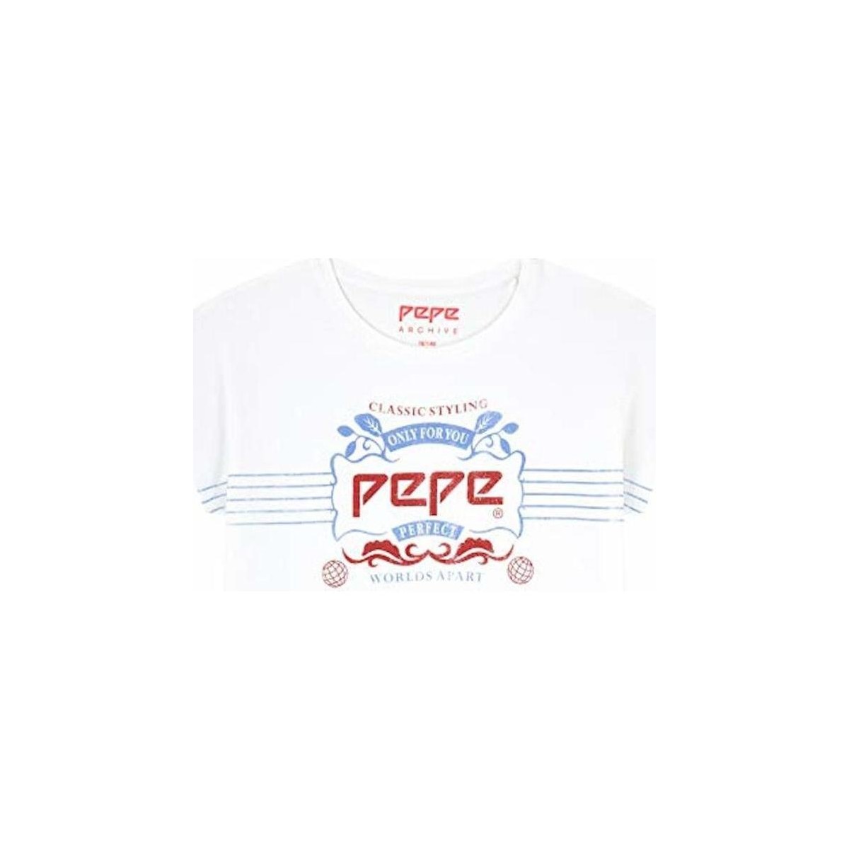 textil Niña Camisetas manga corta Pepe jeans PG502141 Blanco